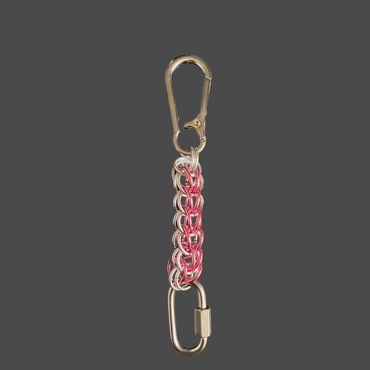 PINK Maille key chain